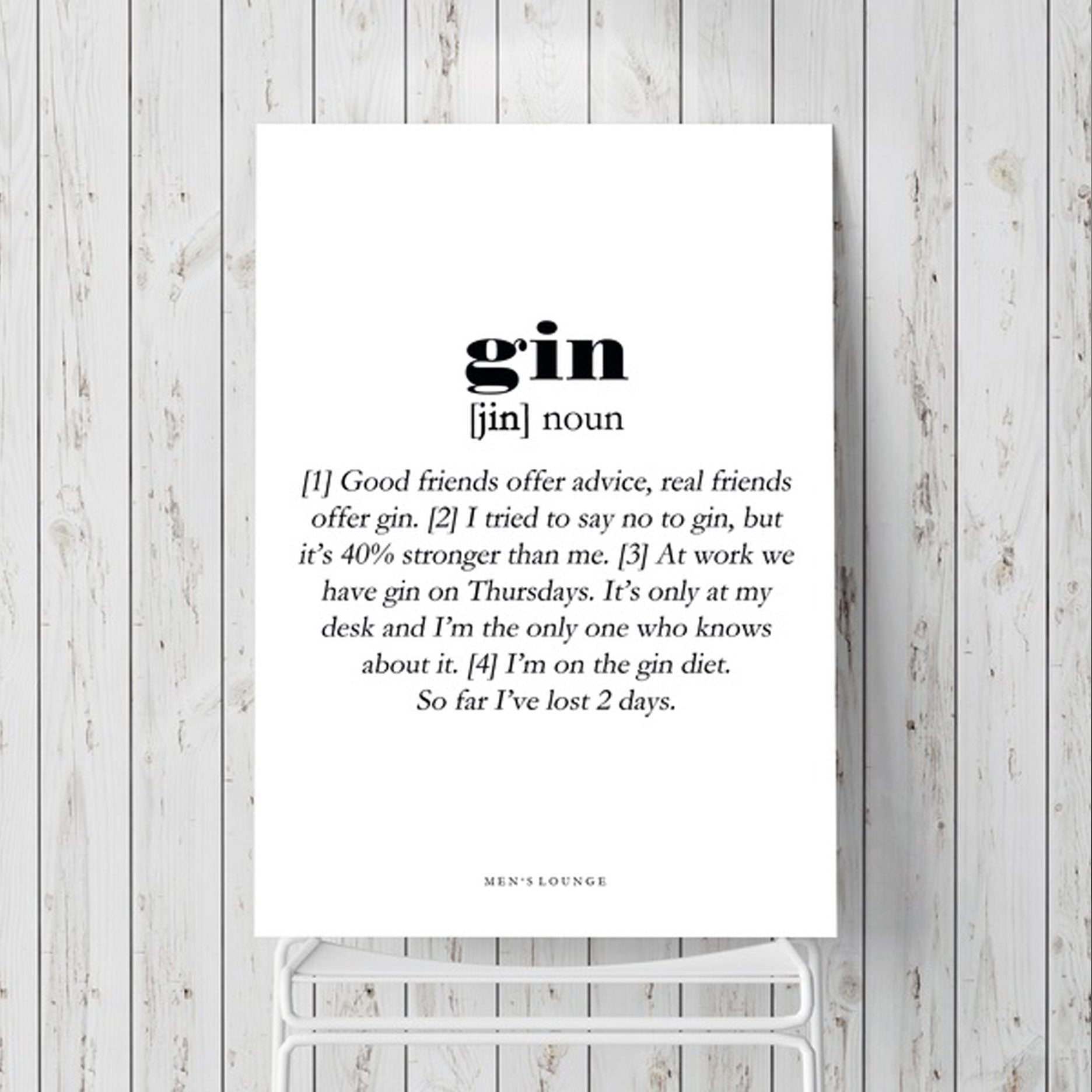 Gin definition A4